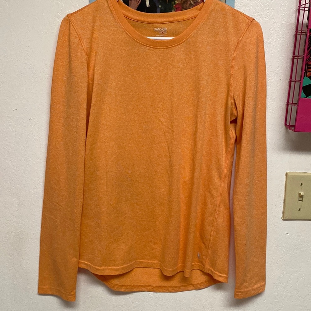 Orange long sleeve. Great condition!! Sz S.